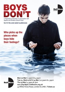 Boys Dont Half Moon Theatre Poster