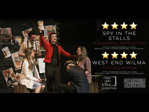 V For Victory Stockwell Playhouse Poster
