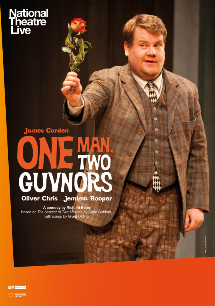 One Man Two Guvnors James Corden National Theatre Live Poster